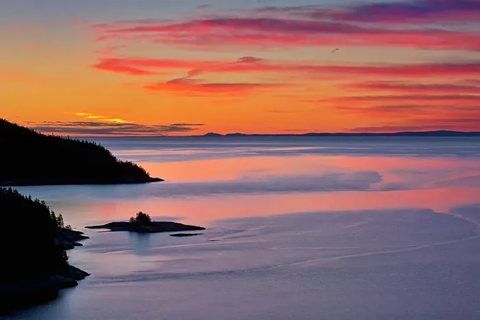 Framed Print : Dawn on the Saguenay River Tadoussac, Quebec, Canada Framed Print : Dawn on the Saguenay River Tadoussac, Quebec, Canada