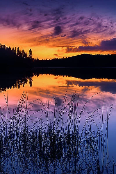 Dawn at Spray Lake, Duck Mountain Provincial Park, Manitoba, Canada