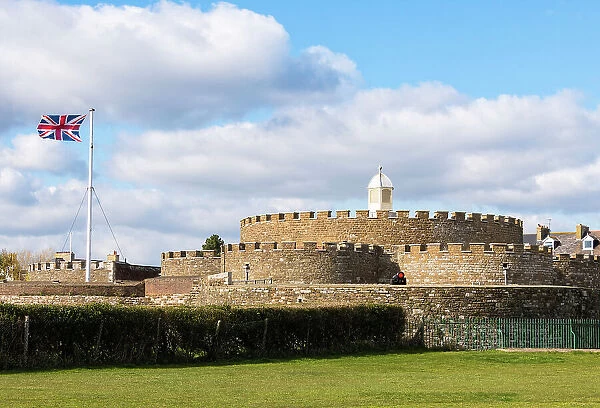 Deal Castle, an artillery fort constructed by Henry VIII between 1539 and 1540, Deal, Kent, England