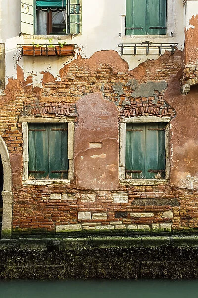 Decaying building in Venice, Veneto, Italy