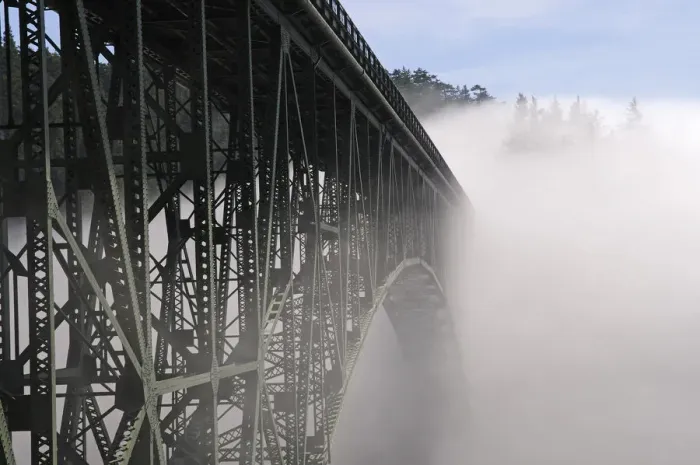 Framed Print : Deception Pass Bridge, Kitsap County, Washington, USA Framed Print : Deception Pass Bridge, Kitsap County, Washington, USA
