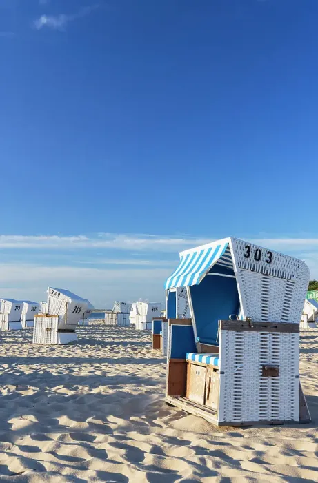 Framed Print : Deckchairs on Hornum beach, Sylt, Schleswig Holstein, Germany Framed Print : Deckchairs on Hornum beach, Sylt, Schleswig Holstein, Germany