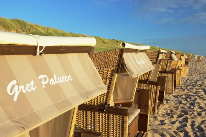 Framed Print : Deckchairs on Rantum beach, Sylt, Schleswig Holstein, Germany Framed Print : Deckchairs on Rantum beach, Sylt, Schleswig Holstein, Germany