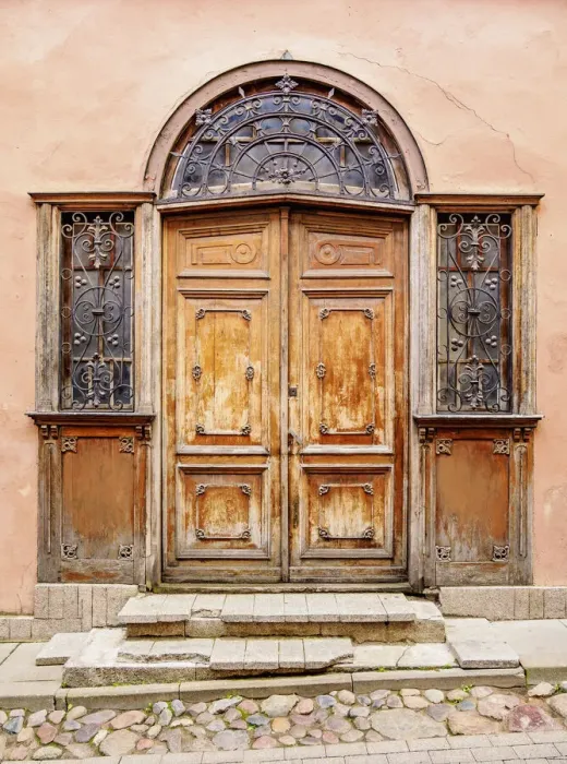 Framed Print : Decorative Door at St. Kazimiero Street, Old Town, Vilnius, Lithuania Framed Print : Decorative Door at St. Kazimiero Street, Old Town, Vilnius, Lithuania