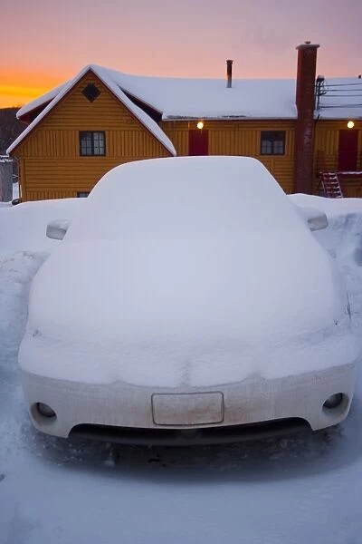 Deep winter in Quebec, Canada