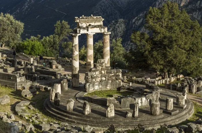 Framed Print : The Delphic Tholos in the archeological site of Delphi, Phocis, Greece Framed Print : The Delphic Tholos in the archeological site of Delphi, Phocis, Greece