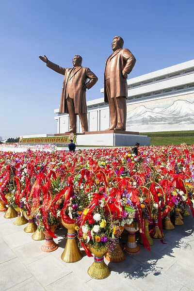Democratic Peopless Republic of Korea (DPRK), North Korea, Pyongyang, Mansudae