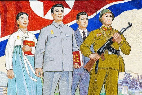 Democratic Peopless Republic of Korea (DPRK), North Korea, Pyongyang, Propaganda