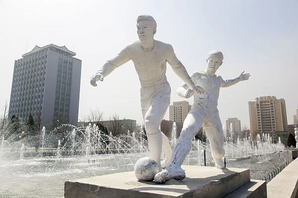 Democratic Peopless Republic of Korea (DPRK), North Korea, Pyongyang fountains