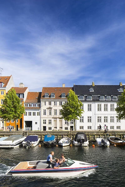 Denmark, Hillerod, Copenhagen. Traditional buildings on Christianshavn
