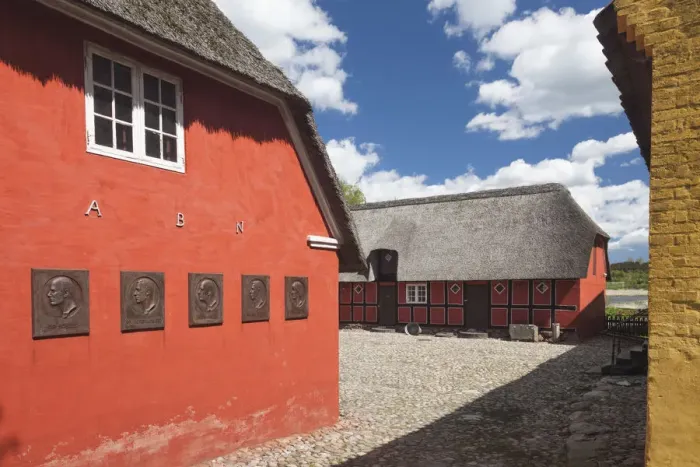 Framed Print : Denmark, Jutland, Hobro, farm buildings Framed Print : Denmark, Jutland, Hobro, farm buildings