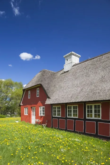 Framed Print : Denmark, Jutland, Hobro, farm buildings Framed Print : Denmark, Jutland, Hobro, farm buildings
