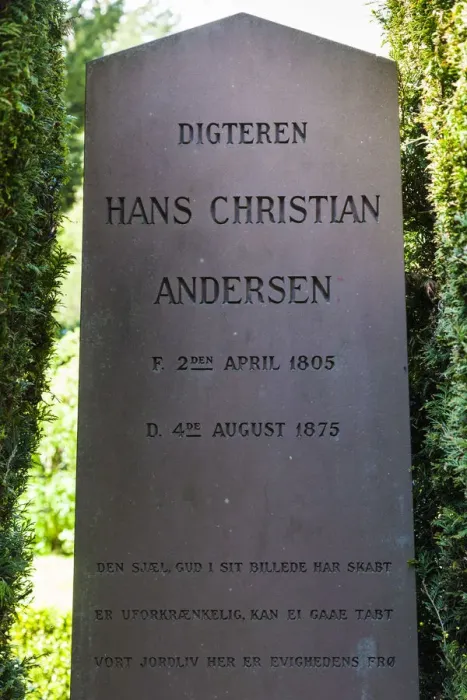 Framed Print : Denmark, Zealand, Copenhagen, Norrebro, Assistens Cemetery, grave of Has Christian Framed Print : Denmark, Zealand, Copenhagen, Norrebro, Assistens Cemetery, grave of Has Christian