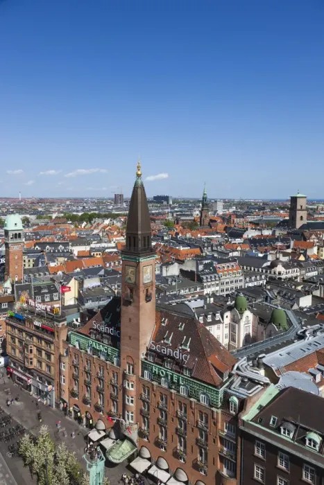 Framed Print : Denmark, Zealand, Copenhagen, Scandic Hotel, elevated view Framed Print : Denmark, Zealand, Copenhagen, Scandic Hotel, elevated view