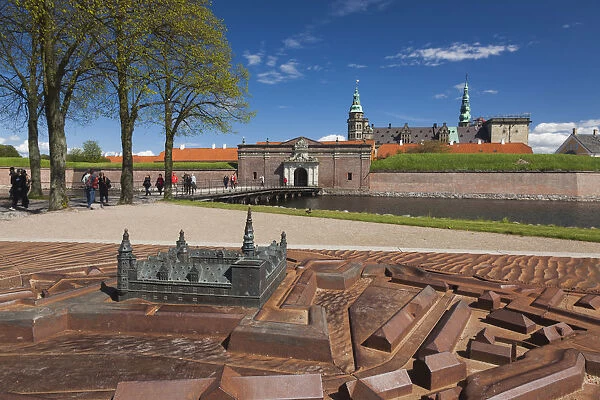 Denmark, Zealand, Helsingor, Kronborg Castle, also known as Elsinore Castle