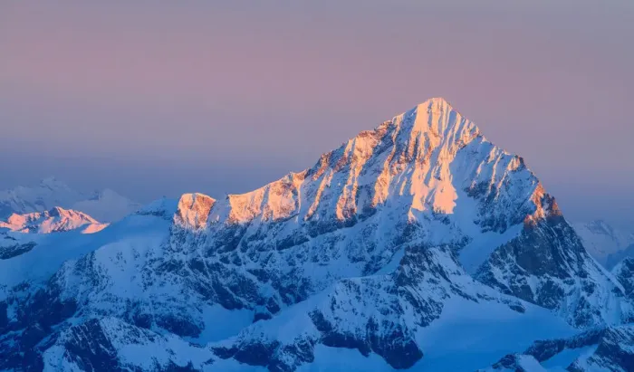 Framed Print : Dent Blanche at sunrise from Gniffetti peaks, Swiss Alps Framed Print : Dent Blanche at sunrise from Gniffetti peaks, Swiss Alps