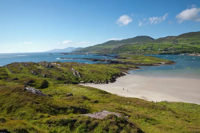 Framed Print : Derrynane Bay, Iveragh Peninsula, Ring of Kerry, Co. Kerry, ireland