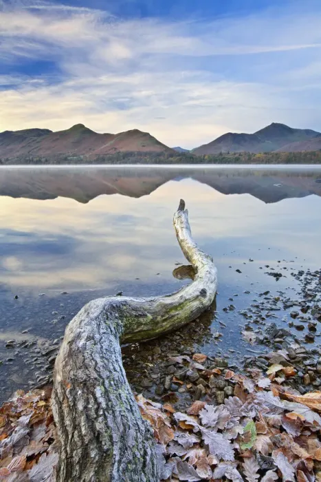 Framed Print : Derwent Water at dawn, Keswick, Lake District National Park, Cumbria, England Framed Print : Derwent Water at dawn, Keswick, Lake District National Park, Cumbria, England