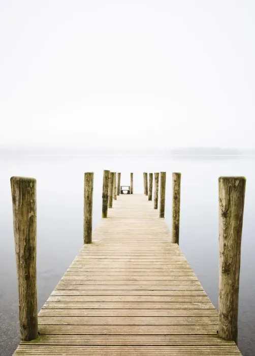 Framed Print : Derwentwater jetty, Cumbria, UK Framed Print : Derwentwater jetty, Cumbria, UK