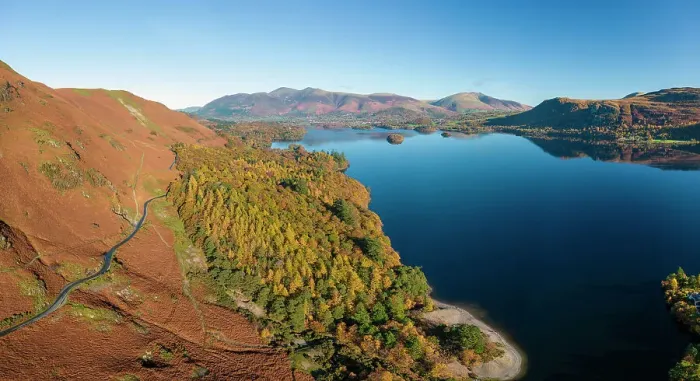 Framed Print : Derwentwater and the Skiddaw mountain range, Keswick, Lake District National Park, Cumbria, England, United Kingdom Framed Print : Derwentwater and the Skiddaw mountain range, Keswick, Lake District National Park, Cumbria, England, United Kingdom