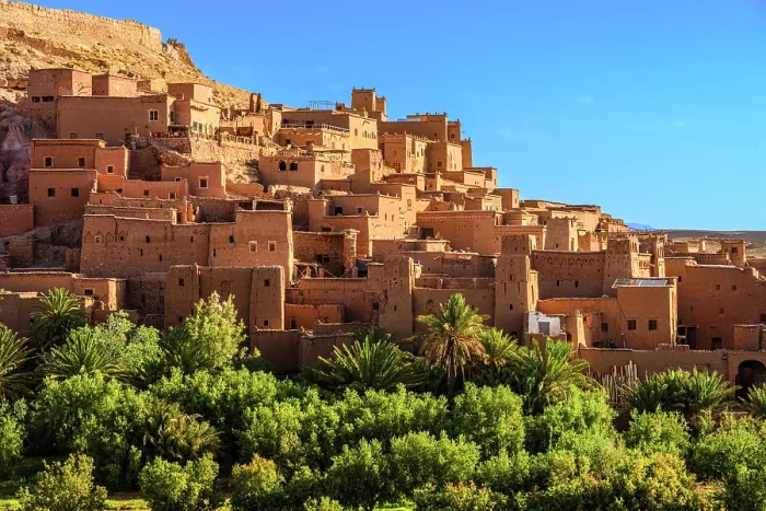Framed Print : Desert landscape- Ksar of Ait-Ben-Haddou, Ksar A√Ot Benhaddou, , Morocco Framed Print : Desert landscape- Ksar of Ait-Ben-Haddou, Ksar A√Ot Benhaddou, , Morocco
