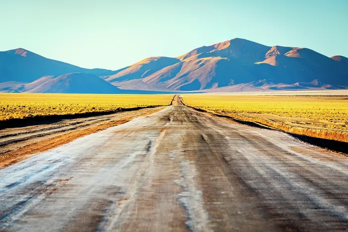 Framed Print : Desert road, Puna de Atacama, Argentina Framed Print : Desert road, Puna de Atacama, Argentina