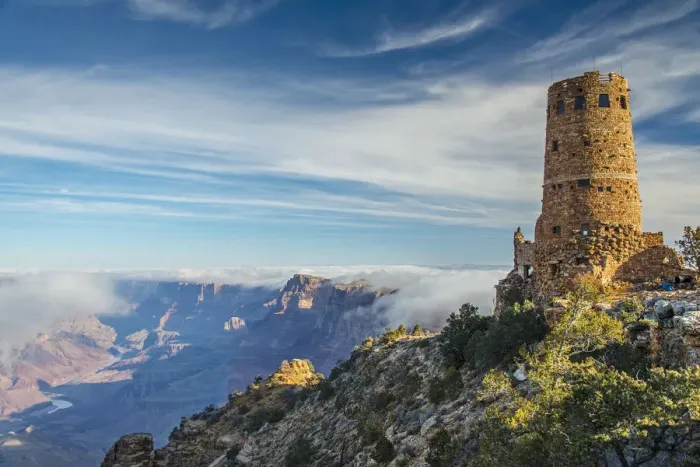 Framed Print : Desert View Watchtower, Grand Canyon National Park, Arizona, USA Framed Print : Desert View Watchtower, Grand Canyon National Park, Arizona, USA