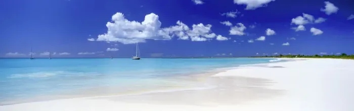 Framed Print : Deserted Beach, Barbuda, Caribbean, West Indies