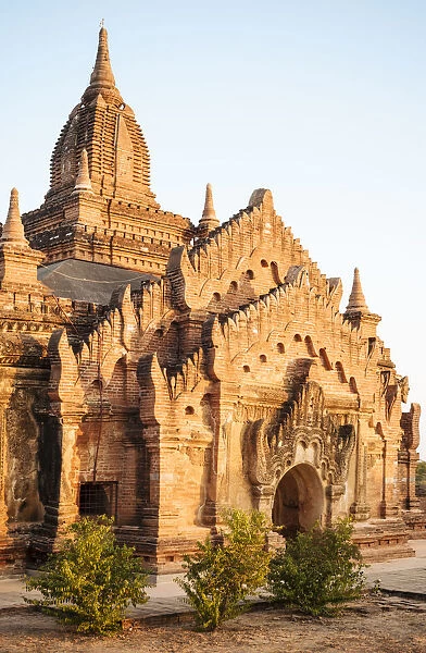 Deserted Temple at dusk, Bagan, Mandalay Region, Myanmar