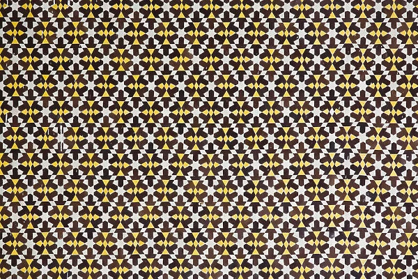 Details of ornate Moroccan tiling, Medina, Fez (Fes), Morocco, North Africa, Africa
