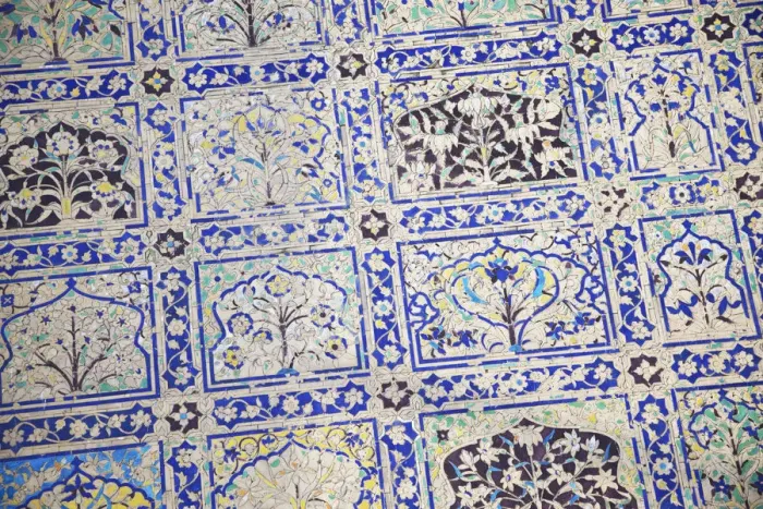 Framed Print : Details of tiles on Chini-ka-Rauza (tomb of Afzal Khan), Agra, Uttar Pradesh, India Framed Print : Details of tiles on Chini-ka-Rauza (tomb of Afzal Khan), Agra, Uttar Pradesh, India