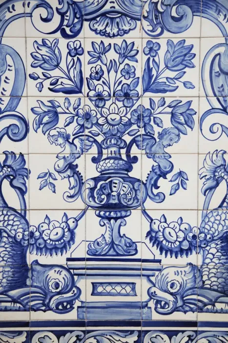 Framed Print : Details of tiles inside Leal Senado (Loyal Senate), Macau, China Framed Print : Details of tiles inside Leal Senado (Loyal Senate), Macau, China