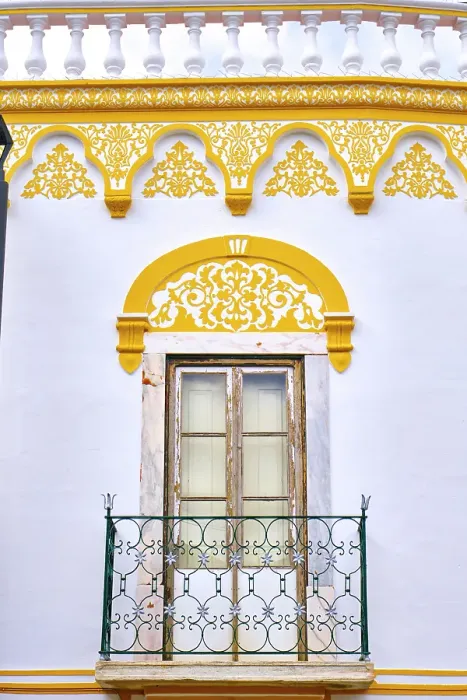 Framed Print : Details of traditional architecture. Montemor-o-Novo, Alentejo. Portugal Framed Print : Details of traditional architecture. Montemor-o-Novo, Alentejo. Portugal