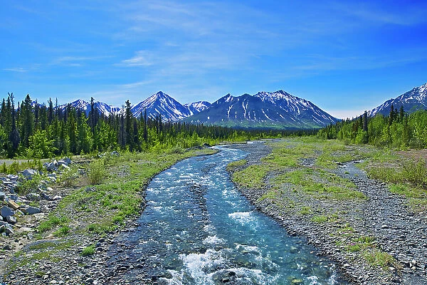 Dezadeash River, Haines Junction, Yukon, Canada