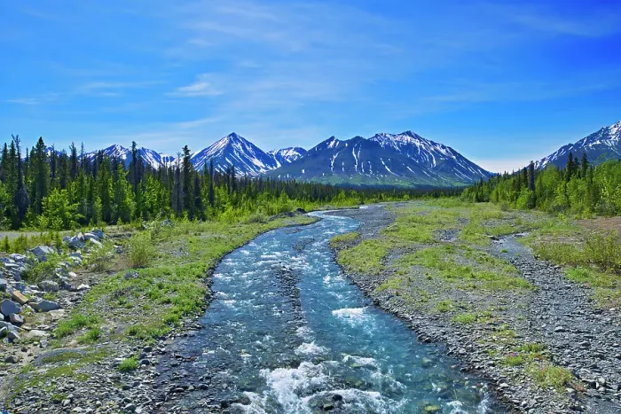 Framed Print : Dezadeash River, Haines Junction, Yukon, Canada Framed Print : Dezadeash River, Haines Junction, Yukon, Canada