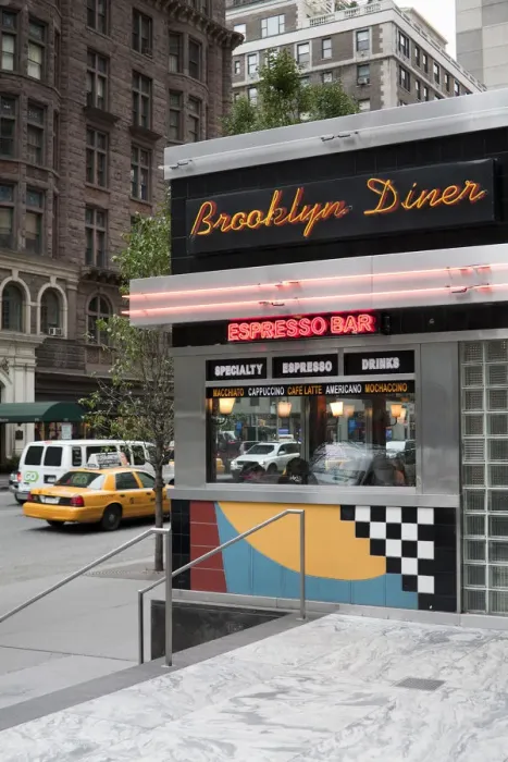 Framed Print : Diner, Manhattan, New York City, USA Framed Print : Diner, Manhattan, New York City, USA