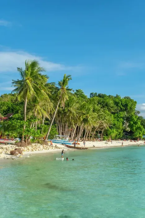 Framed Print : Diniwid Beach, Boracay Island, Aklan Province, Western Visayas, Philippines