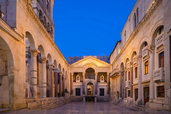 Diocletians Palace, Split, Dalmatian Coast, Croatia, Europe