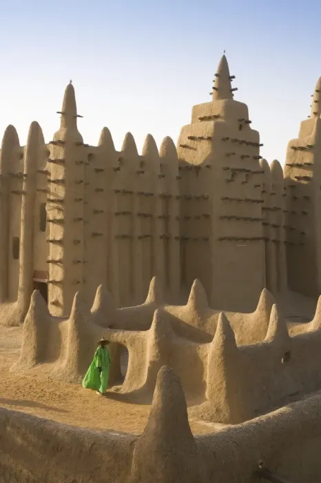 Framed Print : Djenne Mosque, Djenne, Niger Inland Delta, Mopti region, Mali