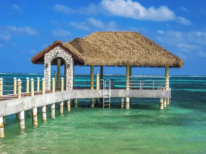 Framed Print : Dock along the Caribbean Sea on Grand Cayman, Cayman Islands, British West Indies Framed Print : Dock along the Caribbean Sea on Grand Cayman, Cayman Islands, British West Indies