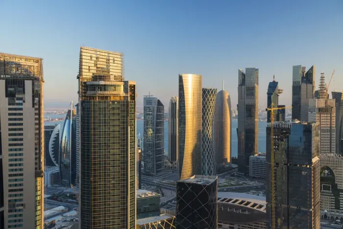 Framed Print : Doha skyline, Doha, Qatar Framed Print : Doha skyline, Doha, Qatar