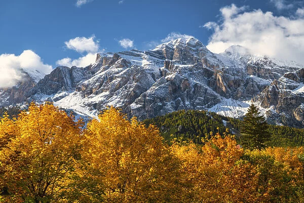 Dolomites in Autumn, Cortina d Ampezzo, Belluno, Veneto, Italy