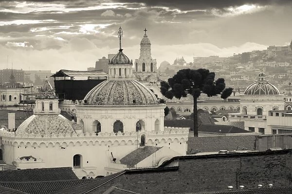 Two Domes of La Iglesia de la Compania de Jesus. Available as Photo Prints,  Wall Art and other products #14670654