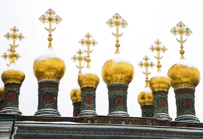 Framed Print : Domes of the Upper Saviour Cathedral in Kremlin, Moscow, Russia Framed Print : Domes of the Upper Saviour Cathedral in Kremlin, Moscow, Russia