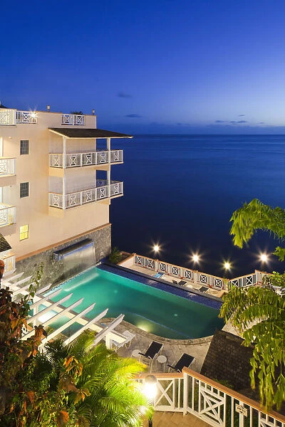 Dominica, Roseau. The Fort Young Hotel