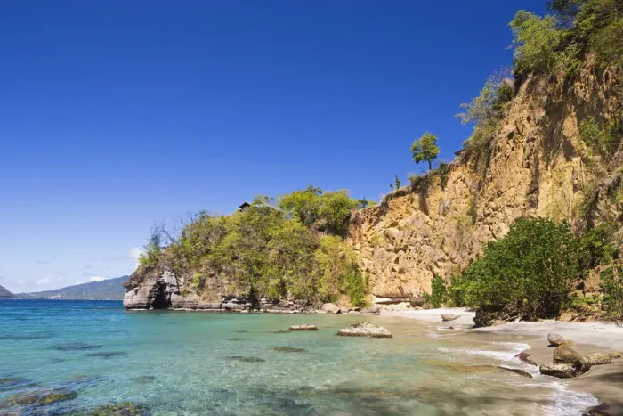 Framed Print : Dominica, St John Parish, Portsmouth. Secret Beach at Secret Bay Framed Print : Dominica, St John Parish, Portsmouth. Secret Beach at Secret Bay