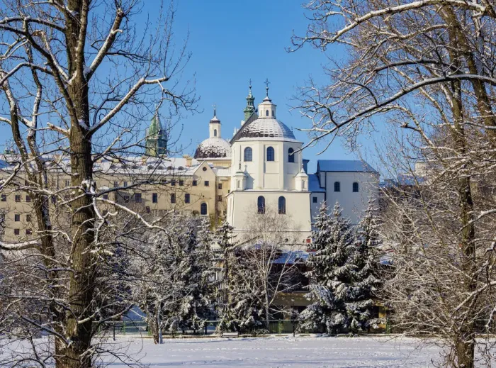 Framed Print : Dominican Priory, winter, Lublin, Lublin Voivodeship, Poland Framed Print : Dominican Priory, winter, Lublin, Lublin Voivodeship, Poland