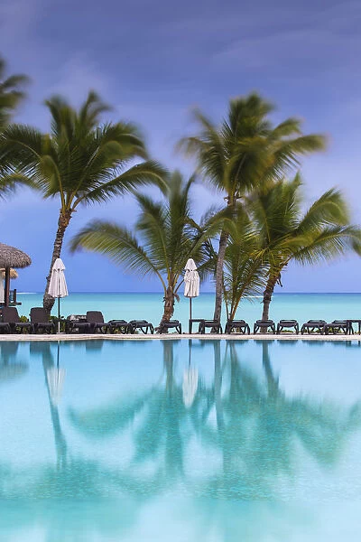 Dominican Republic, Punta Cana, Cap Cana, Swimmkng pool at the Sanctuary Cap Cana Resort