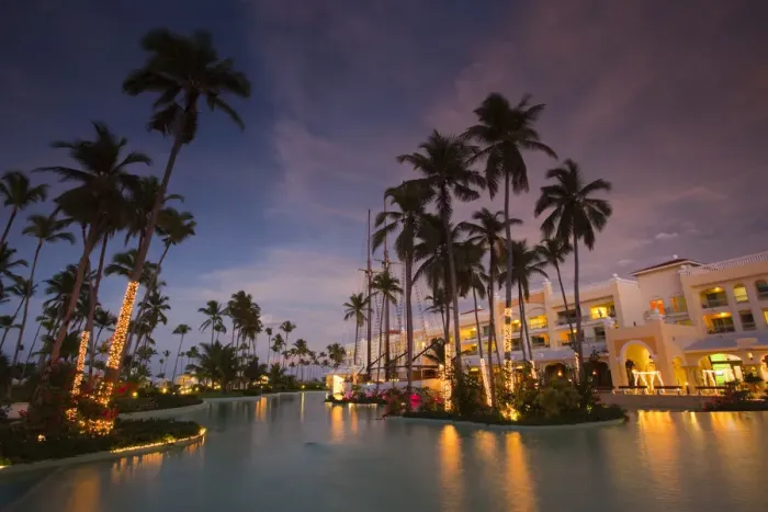 Framed Print : Dominican Republic, Punta Cana Region, Bavaro, Iberostar Grand Hotel