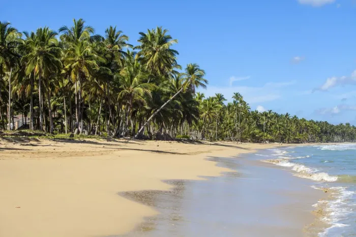 Framed Print : Dominican Republic, Samana Peninsula, Las Terrenas, Playa Copson